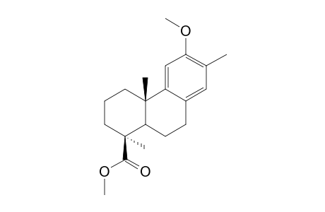 (1S,4aS)-6-methoxy-1,4a,7-trimethyl-2,3,4,9,10,10a-hexahydrophenanthrene-1-carboxylic acid methyl ester