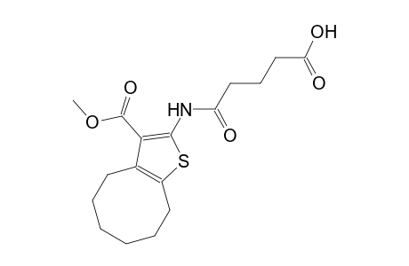 5-{[3-(methoxycarbonyl)-4,5,6,7,8,9-hexahydrocycloocta[b]thien-2-yl]amino}-5-oxopentanoic acid