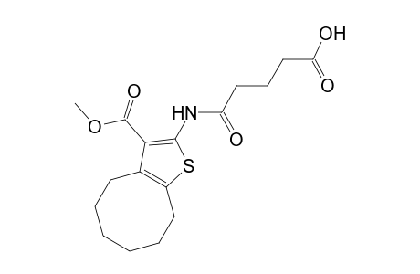 5-{[3-(Methoxycarbonyl)-4,5,6,7,8,9-hexahydrocycloocta[B]thien-2-yl]amino}-5-oxopentanoic acid