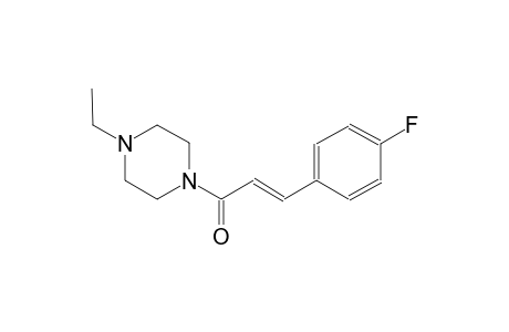 1-ethyl-4-[(2E)-3-(4-fluorophenyl)-2-propenoyl]piperazine
