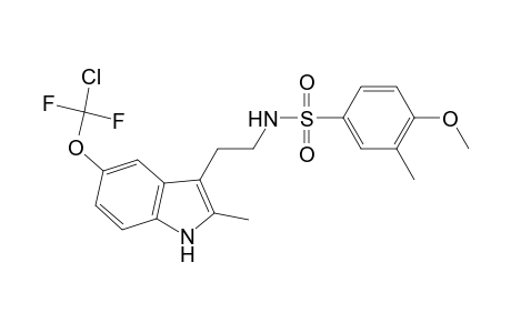 N-(2-{5-[chloro(difluoro)methoxy]-2-methyl-1H-indol-3-yl}ethyl)-4-methoxy-3-methylbenzenesulfonamide