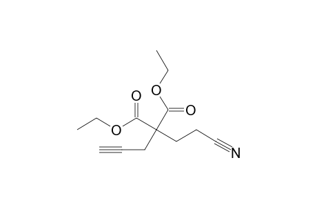 2-(2-Cyanoethyl)-2-prop-2-ynylmalonic acid diethyl ester