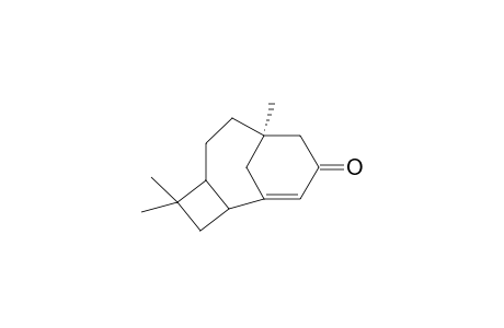 (R)-4,4,8-Trimethyl-tricyclo[6.3.1.0*2,5*]dodec-1(11)-en-10-one