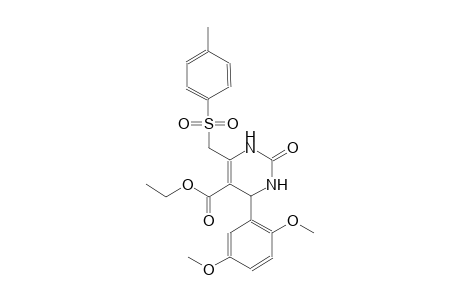 5-pyrimidinecarboxylic acid, 4-(2,5-dimethoxyphenyl)-1,2,3,4-tetrahydro-6-[[(4-methylphenyl)sulfonyl]methyl]-2-oxo-, ethyl ester