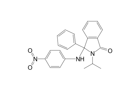 2-isopropyl-3-((p-nitrophenyl)amino)-3-phenylisoindolinone
