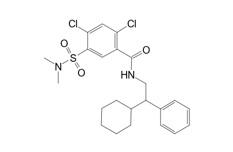 Benzamide, 2,4-dichloro-N-(2-cyclohexyl-2-phenylethyl)-5-[(dimethylamino)sulfonyl]-