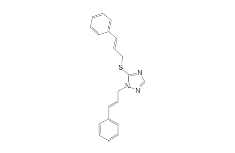 1-[(E)-3-phenylprop-2-enyl]-5-[(E)-3-phenylprop-2-enyl]sulfanyl-1,2,4-triazole