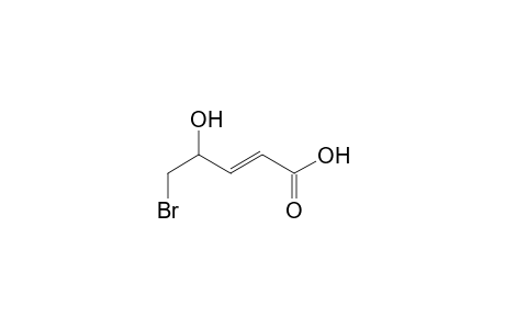(E)-5-Bromo-4-hydroxy-2-pentenoic acid