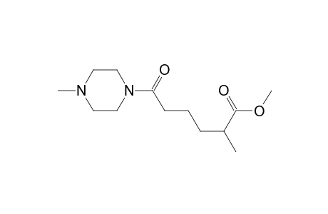 1-Methyl-4-(5-methoxycarbonylhexanoyl)piperazine