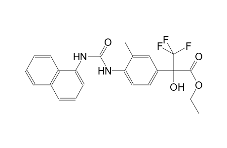 ethyl 3,3,3-trifluoro-2-hydroxy-2-(3-methyl-4-{[(1-naphthylamino)carbonyl]amino}phenyl)propanoate
