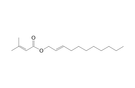 3-Methyl-2-butenoic acid, undec-2-enyl ester