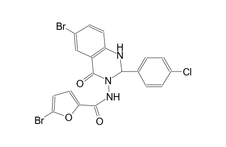 5-bromo-N-(6-bromo-2-(4-chlorophenyl)-4-oxo-1,4-dihydro-3(2H)-quinazolinyl)-2-furamide