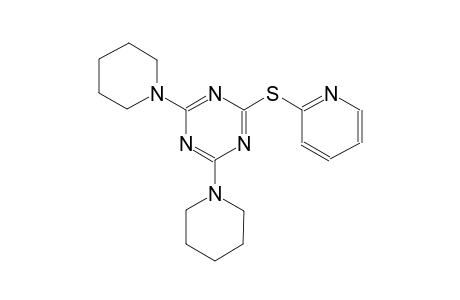 2,4-di(1-piperidinyl)-6-(2-pyridinylsulfanyl)-1,3,5-triazine