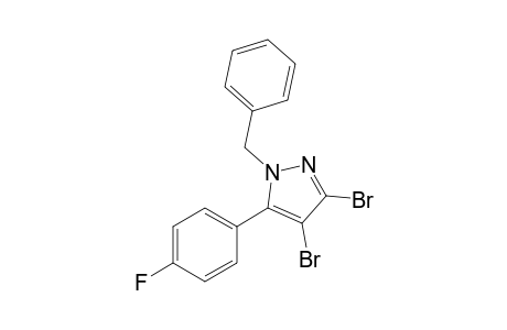 1-Benzyl-3,4-dibromo-5-(4-fluorophenyl)-1H-pyrazole