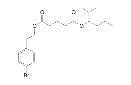 Glutaric acid, 2-(4-bromophenyl)ethyl 2-methylhex-3-yl ester