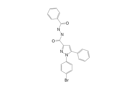1-(4-BROMOPHENYL)-5-PHENYL-N'-(PHENYLCARBONYL)-1H-PYRAZOLE-3-CARBOHYDRAZIDE