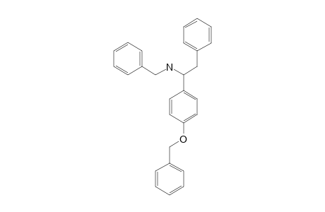 N-{1-[p-(benzyloxy)phenyl]-2-phenylethyl}benzylamine