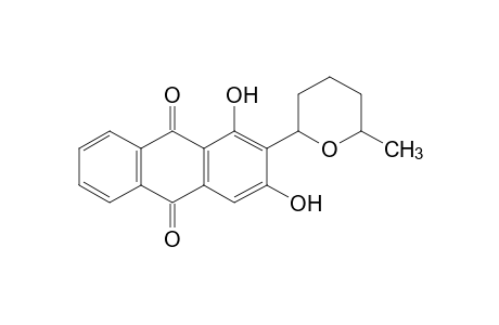 1,3-dihydroxy-2-(6-methyltetrahydro-2H-pyran-2-yl)anthraquinone