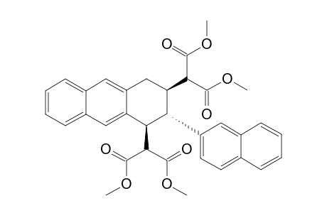 (1S*,2S*,3R*)-1,3-di(1,3-dimethoxy-1,3-dioxopropan-2-yl)-2-(naphthalen-2-yl)-1,2,3,4-tetrahydroanthracene