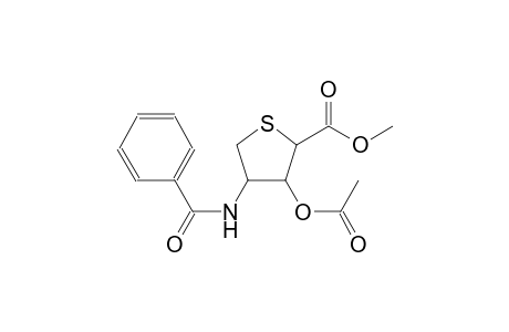 D-xylonic acid, 2,5-anhydro-4-(benzoylamino)-4-deoxy-2-thio-, methyl ester, 3-acetate