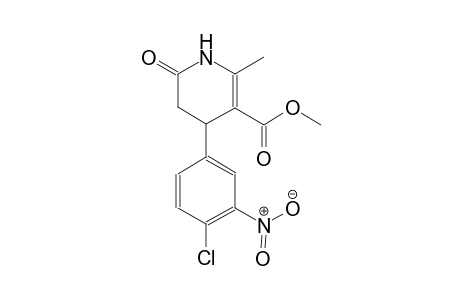 3-pyridinecarboxylic acid, 4-(4-chloro-3-nitrophenyl)-1,4,5,6-tetrahydro-2-methyl-6-oxo-, methyl ester