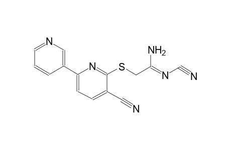 (Z)-N'-cyano-2-((5-cyano-[2,3'-bipyridin]-6-yl)thio)acetimidamide