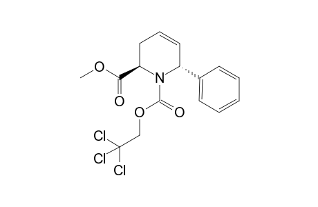 (trans)-6-Phenyl-3,6-dihydro-2H-pyridine-1,2-dicarboxylic acid 2-methyl ester 1-(2,2,2-trichloroethyl) ester