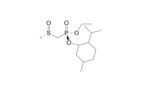 Ethyl Menthyl (Sp,Rs)-(methylsulfinyl)methylphosphonate