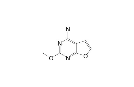 4-AMINO-2-METHOXYFURO-[2.3-D]-PYRIMIDINE