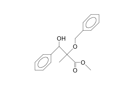 (2RS, 3RS)-2-Methyl-2-benzyloxy-3-hydroxy-3-phenyl-propionic acid, methyl ester