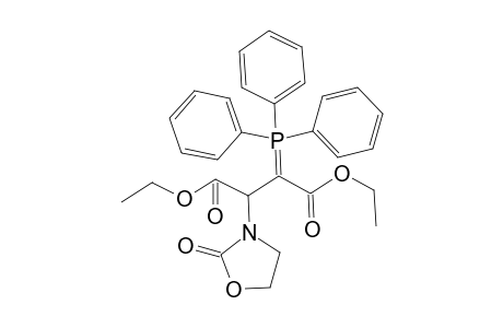 Diethyl 2-(2-oxooxazolidin-3-yl)-3-(triphenylphosphoranylidene)succinate