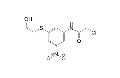 2-chloro-N-{3-[(2-hydroxyethyl)sulfanyl]-5-nitrophenyl}acetamide