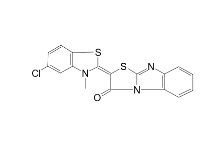 2-(5-Chloro-3-methyl-1,3-benzothiazol-2(3H)-ylidene)[1,3]thiazolo[3,2-a]benzimidazol-3(2H)-one