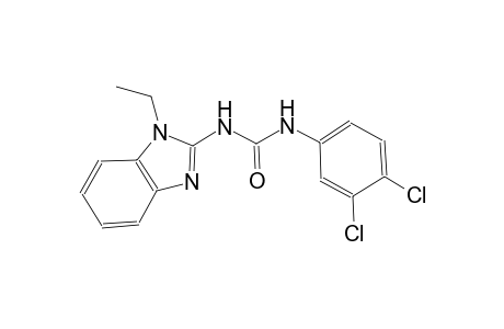 N-(3,4-dichlorophenyl)-N'-(1-ethyl-1H-benzimidazol-2-yl)urea
