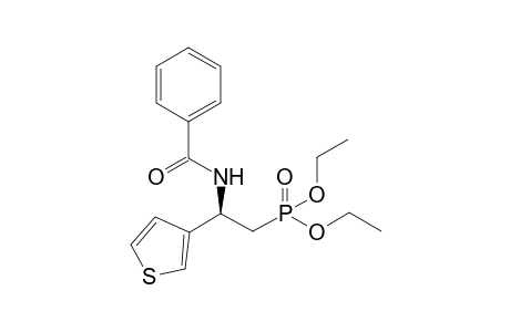 (R)-Diethyl 2-benzamido-2-(thiophen-3-yl)ethylphosphonate