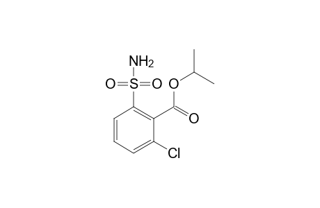 Benzoic acid, 2-(aminosulfonyl)-6-chloro-, 1-methylethyl ester