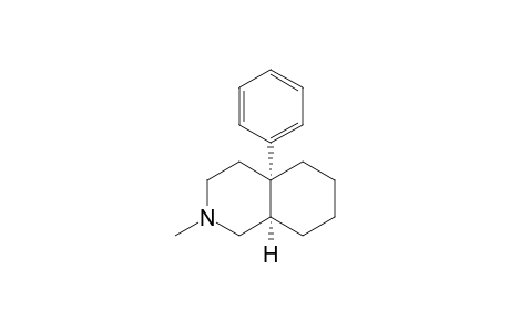 Isoquinoline, decahydro-2-methyl-4a-phenyl-, cis-
