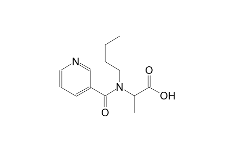 N-butyl-N-(3-pyridinylcarbonyl)alanine