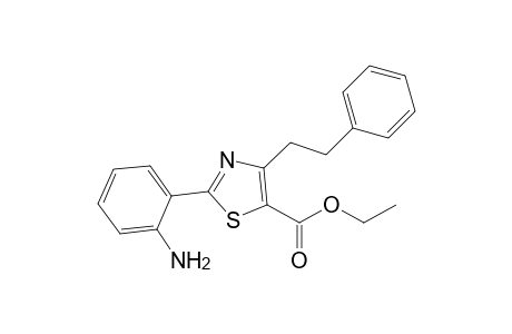 Ethyl 2-(2-Aminophenyl)-4-(2-phenylethyl)thiazol-5-carboxylate