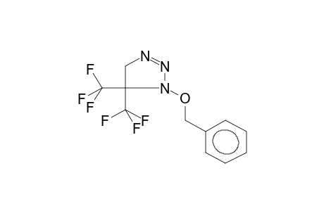 1-BENZYLOXY-5,5-BIS(TRIFLUOROMETHYL)-DELTA2-TRIAZOLINE-1,2,3