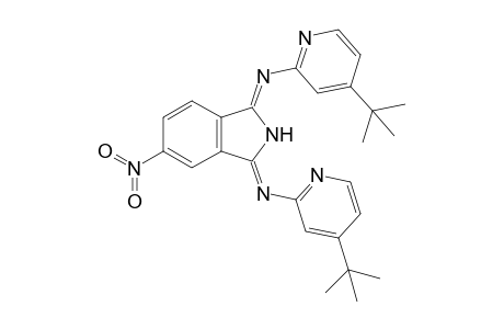 5-Nitro-1,3-bis[4'-(t-butyl)pyridylimino]-isoindole
