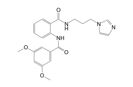 benzamide, N-[2-[[[3-(1H-imidazol-1-yl)propyl]amino]carbonyl]phenyl]-3,5-dimethoxy-