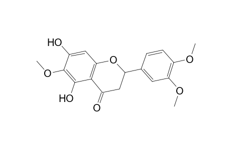 4H-1-Benzopyran-4-one, 2-(3,4-dimethoxyphenyl)-2,3-dihydro-5,7-dihydroxy-6-methoxy-