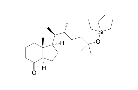(8S,20S,22R)-Des-A,B-22-methyl-25-[(triethylsilyl)oxy]-cholestan-8-one