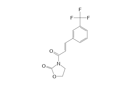 3-(TRANS-2'-TRIFLUOROMETHYL-CINNAMOYL)-OXAZOLIDIN-2-ONE