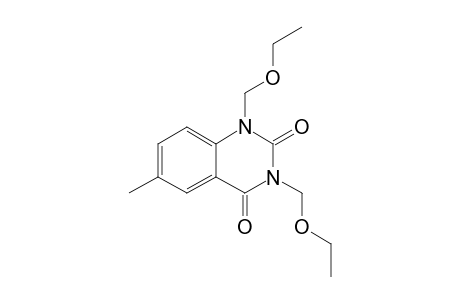 1,3-BIS-(ETHYLOXYMETHYL)-6-METHYLQUINAZOLINE-2,4(1H,3H)-DIONE