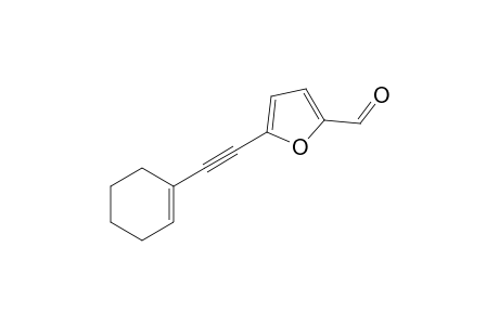 5-Cyclohex-1-enylethynylfuran-2-carbaldehyde