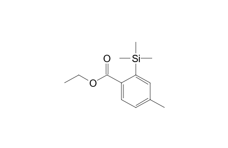 Benzoic acid, 4-methyl-2-(trimethylsilyl)-, ethyl ester