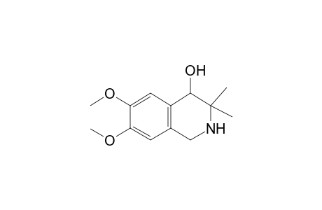 6,7-Dimethoxy-3,3-dimethyl-1,2,3,4-tetrahydro-4-isoquinolinol