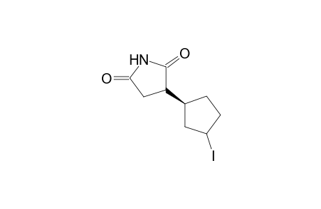 3-(.beta.-Iodocylopentyl)pyrrolidine-2,5-dione